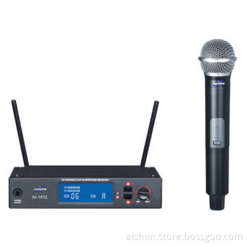PLL and UHF Take Rack Mountable System Wireless Microphone